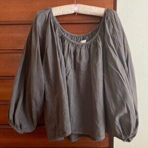 Rudy Jude Gather Blouse, Ink, Large